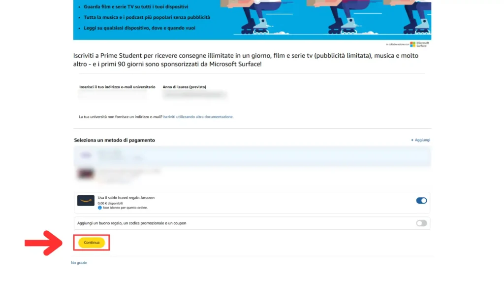 Amazon Prime Student: come funziona e come iscriversi gratis per 90 giorni 4 conferma attivazione amazon prime student