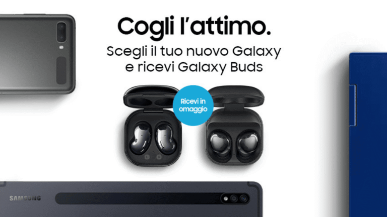 Galaxy Buds Live e Pro in Omaggio con l’acquisto di Smartphone e Tablet Samsung