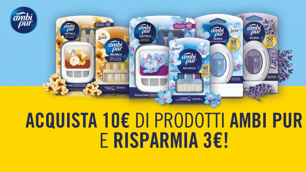 Guida su come ottenere il cashback per i prodotti Ambipur nel 2024