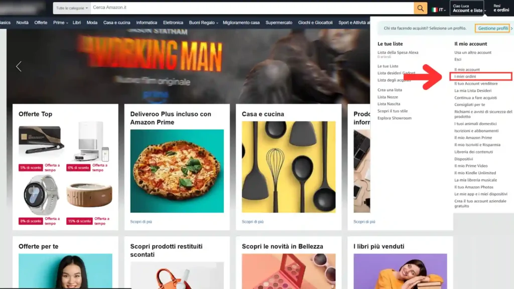 Come fare un reso Amazon e come richiedere il rimborso 2 avviare procedura reso amazon