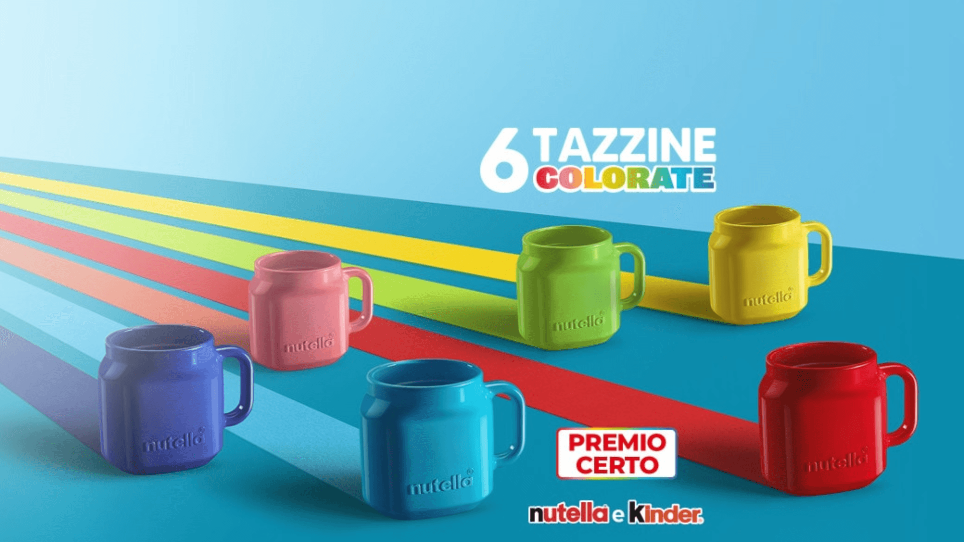 Premio Certo Nutella e Kinder: Ricevi 6 tazzine Nutella! 1 nutella