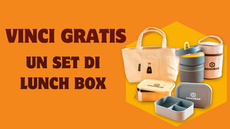 Concorso Kikkoman: Vinci GRATIS un set lunch box!