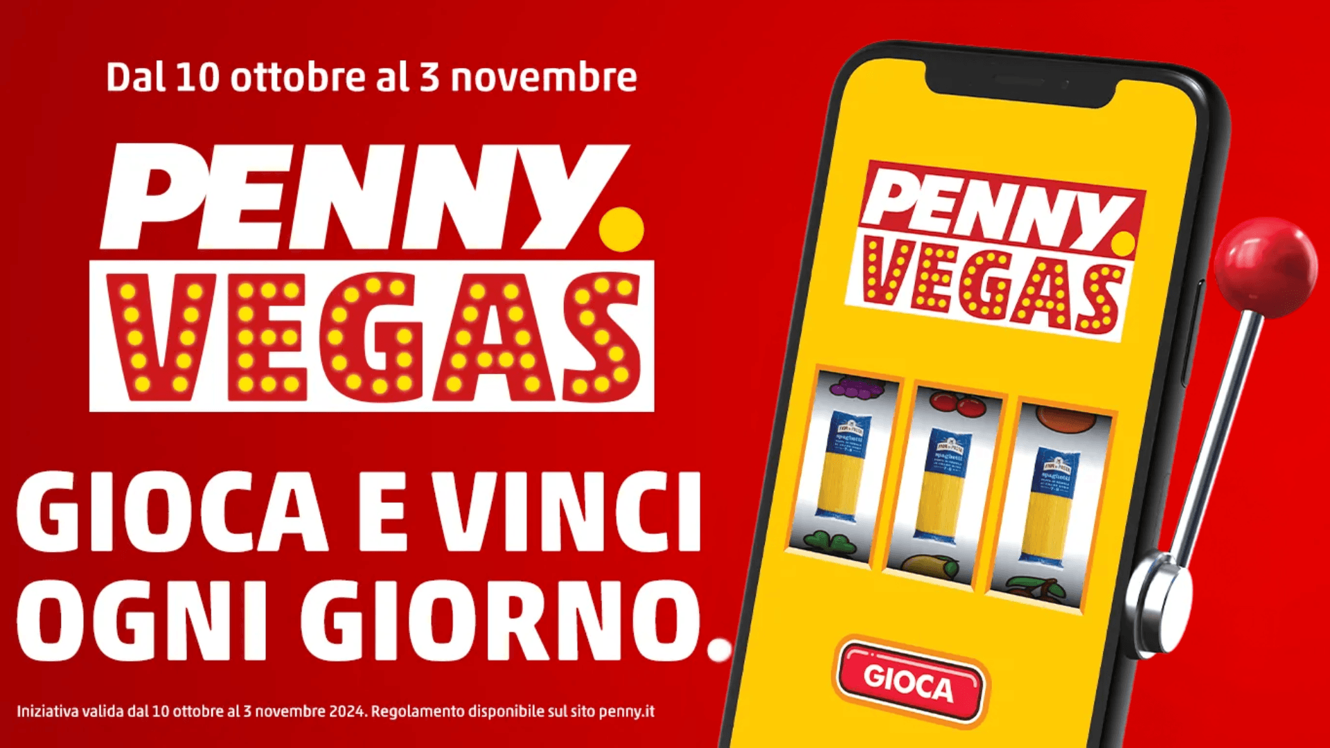Concorso Penny: Gioca a PennyVegas e vinci premi ogni giorno! 1 Concorso Penny - Gioca a PennyVegas e vinci premi ogni giorno