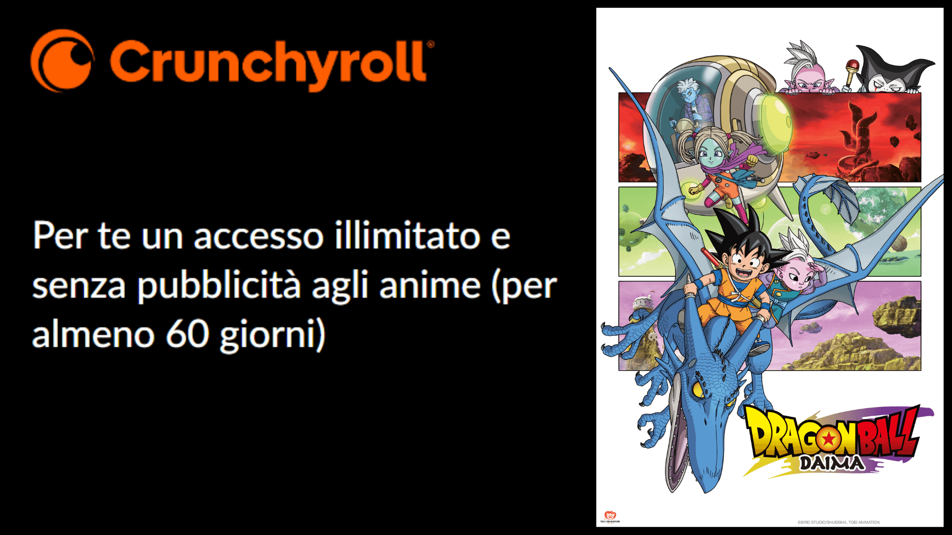 Crunchyroll GRATIS 2 mesi: prova l'abbonamento Mega Fan per 60 giorni! 1 Crunchyroll GRATIS 2 mesi: prova l'abbonamento Mega Fan per 60 giorni!