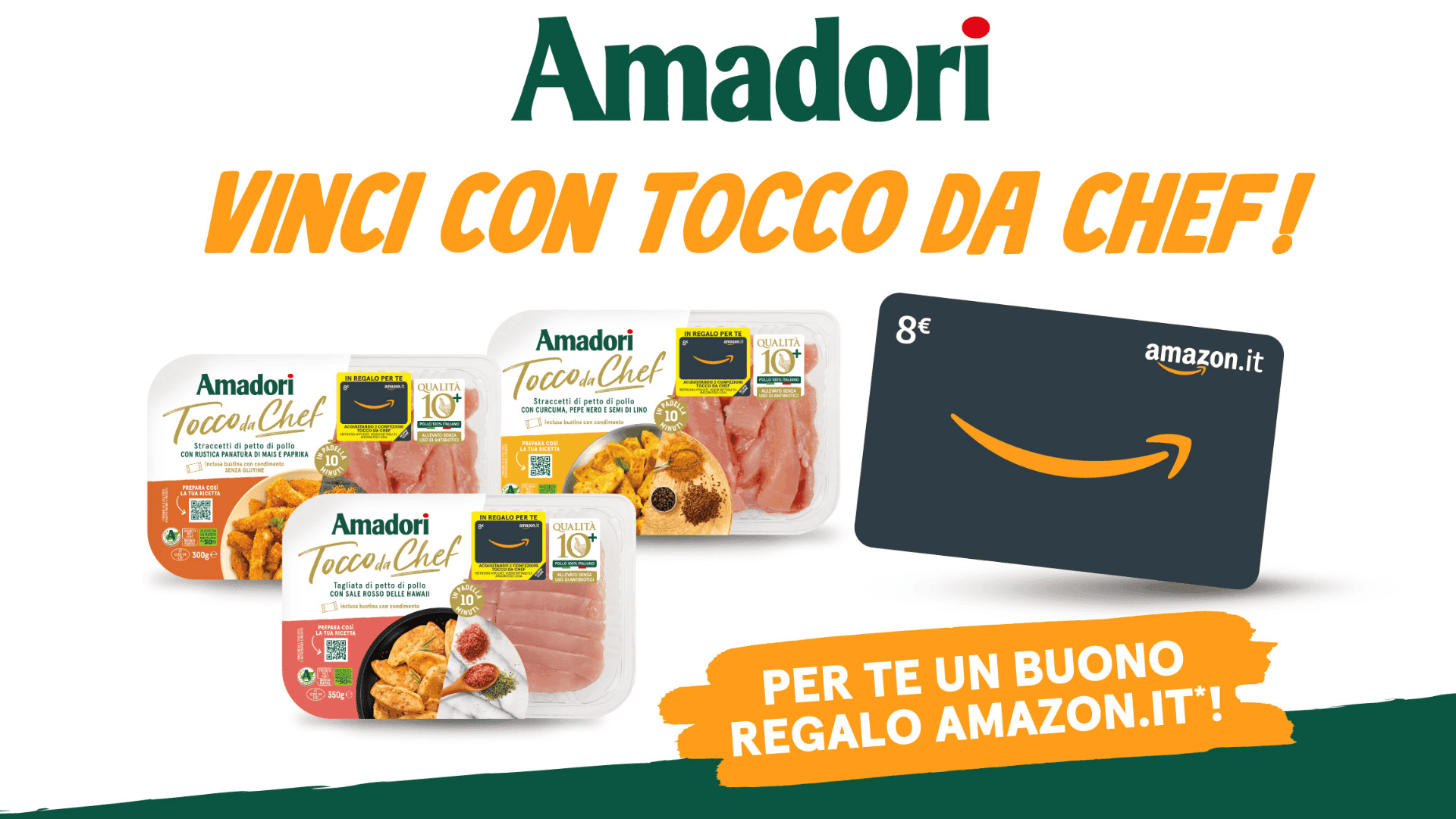 Premio Certo Amadori: In regalo un buono Amazon da 8 euro! 1 Premio Certo Amadori: In regalo un buono Amazon da 8 euro!