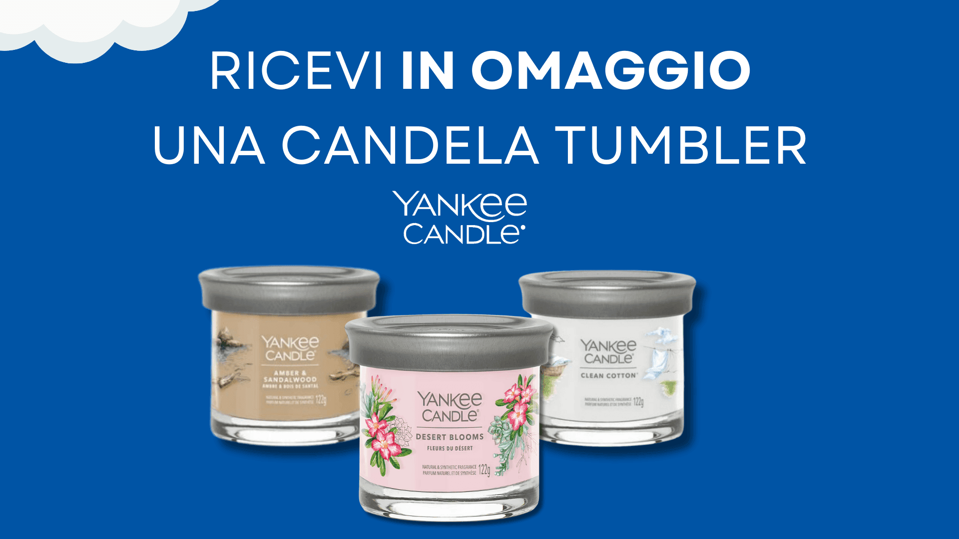 Omaggio Nivea: Ricevi in regalo una candela Yankee Candle! 1 Omaggio NIVEA Yankee Candle