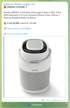 Errori Di Prezzo Amazon su Telegram