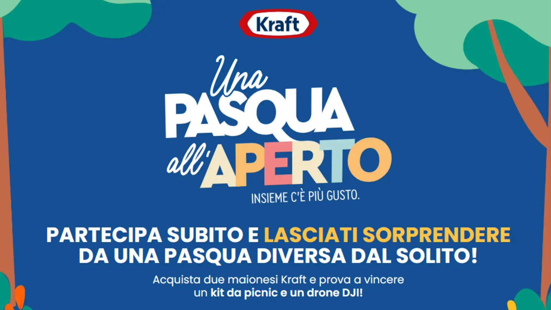 Concorso Kraft: Vinci un set picnic e un Drone DJI! 1 Concorso Kraft Vinci un set Picnic e un Drone DJI