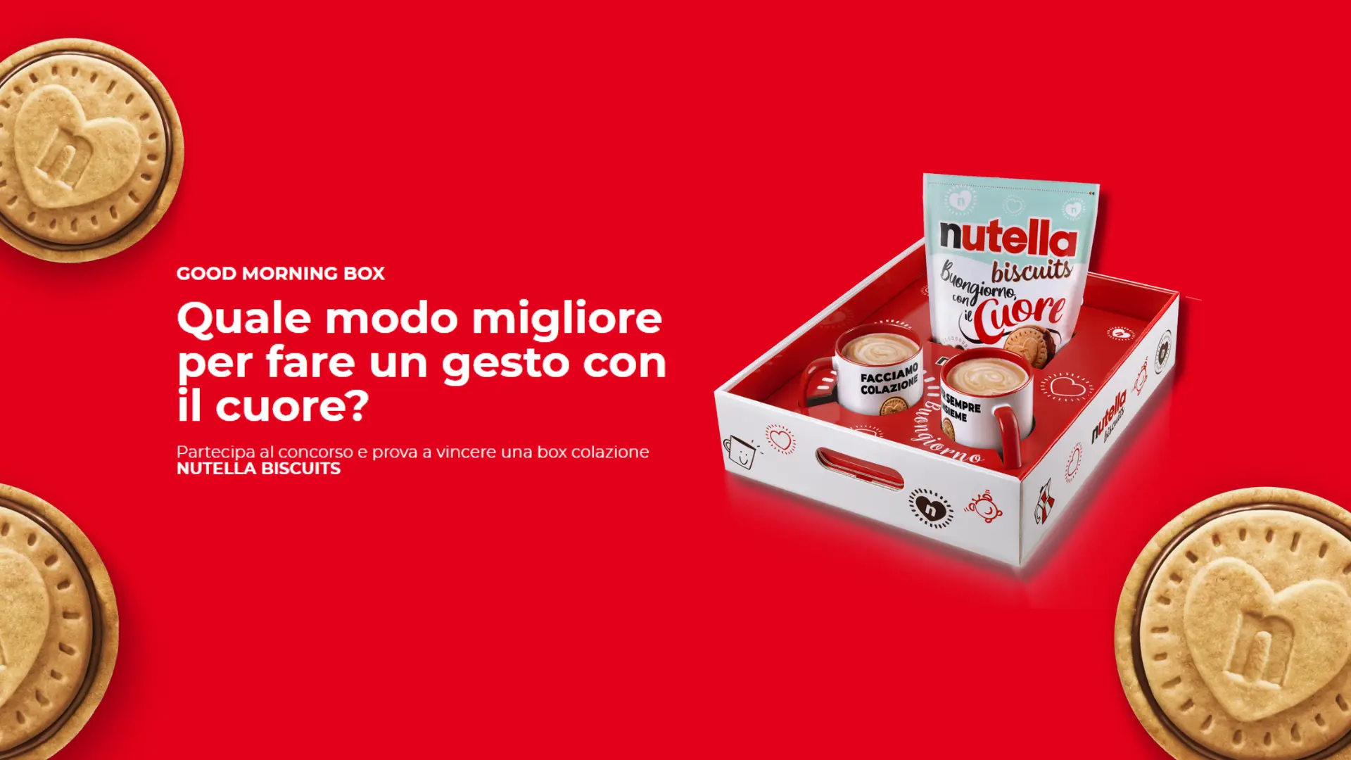 Concorso Nutella Biscuits Vinci GRATIS una box colazione!