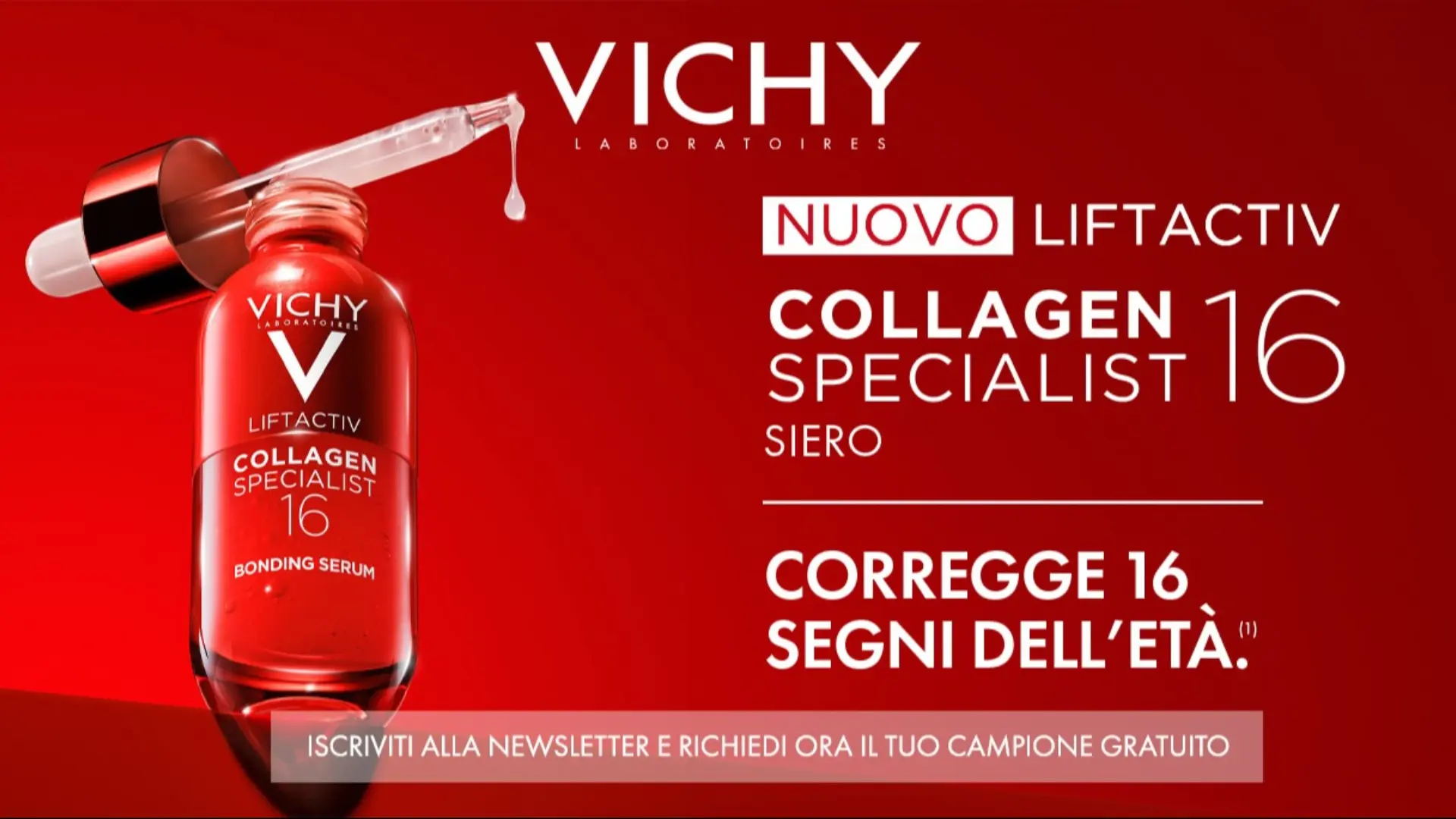 Richiedi GRATIS il Campione Omaggio Vichy Liftactiv Collagen Specialist 16 Siero