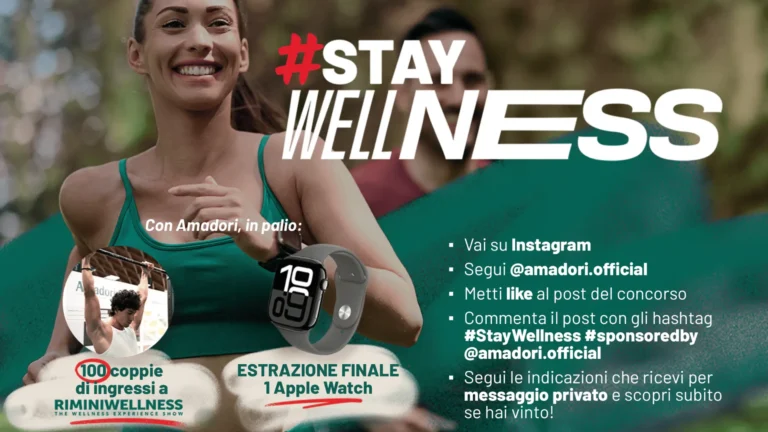 Concorso Stay Wellness Amadori con premi Apple Watch e biglietti RiminiWellness