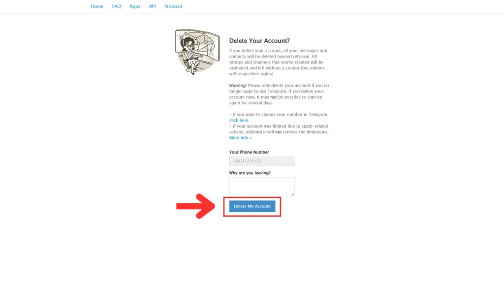Come eliminare un account Telegram in modo definitivo nel 2025 6 come eliminare account telegram conferma definitiva