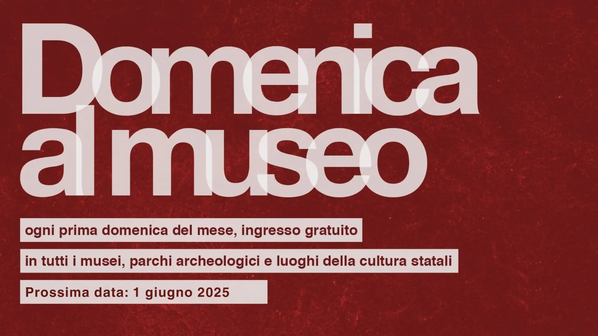 Domenica al Museo: il 1° giugno ingresso gratuito nei musei di tutta Italia 1 domenica-al-museo-ingresso-gratis-musei-1-giugno-2025