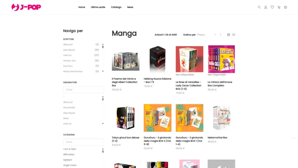 Guida ai migliori siti dove comprare manga e fumetti nel 2025 6 j pop manga in offerta