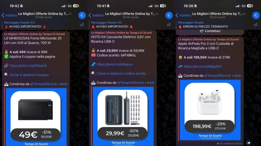 Guida ai migliori canali Telegram di offerte da seguire nel 2025 2 miglior canale telegram offerte codici sconto