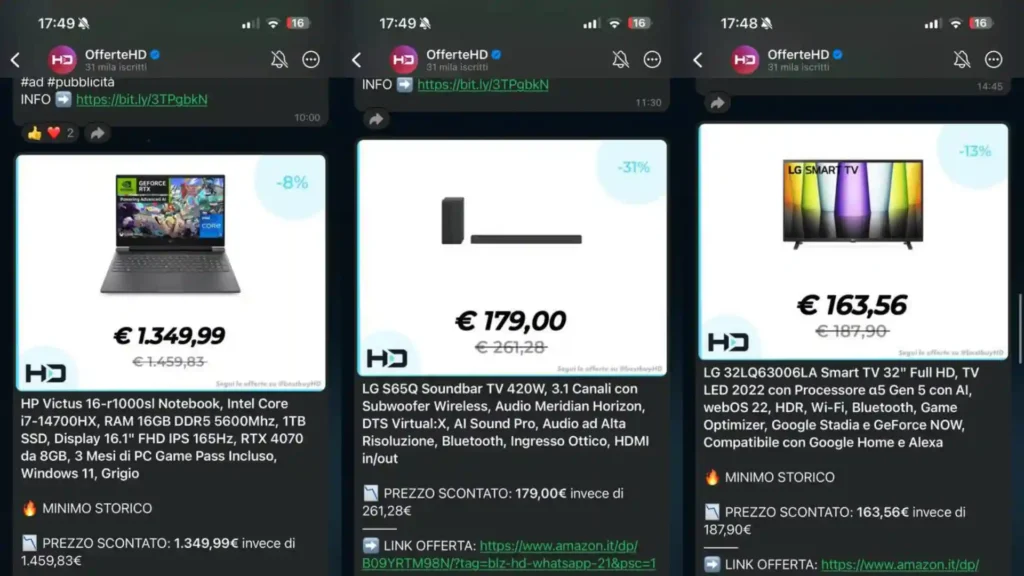 Guida ai migliori canali WhatsApp di offerte da seguire nel 2025 5 miglior canale whatsapp offerte tech