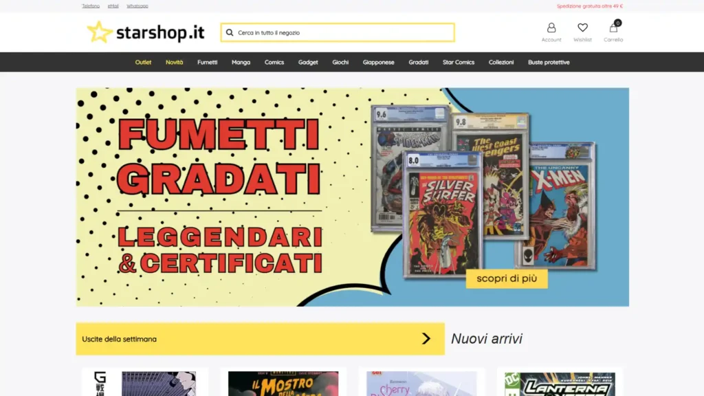 Guida ai migliori siti dove comprare manga e fumetti nel 2025 5 star shop manga