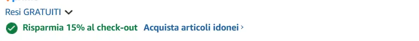 Offerta Amazon Seconda Mano: arriva il 15% di sconto al checkout fino al 7 luglio 2025 2 badge amazon seconda mano 15 sconto