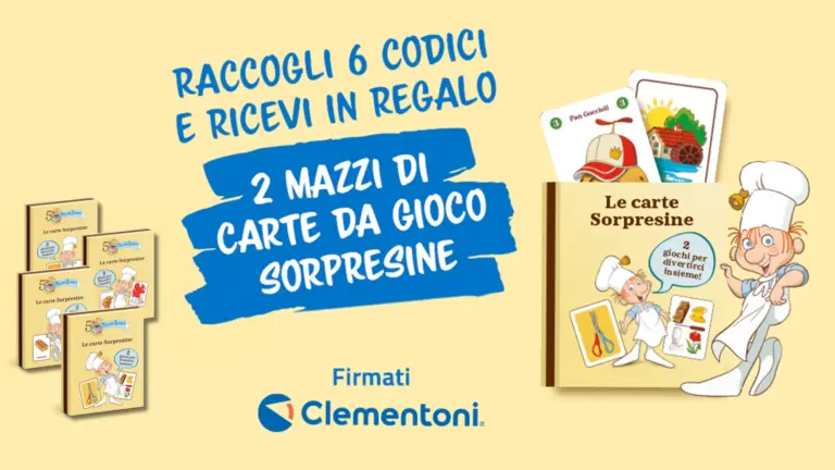 Concorso Mulino Bianco con premio certo di 2 mazzi di carte Clementoni
