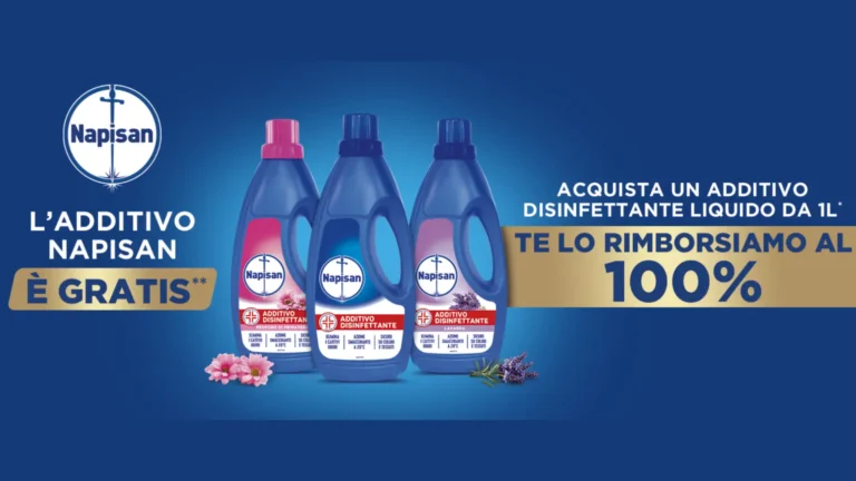 Immagine promozionale Napisan con rimborso al 100% sull’additivo disinfettante 1L