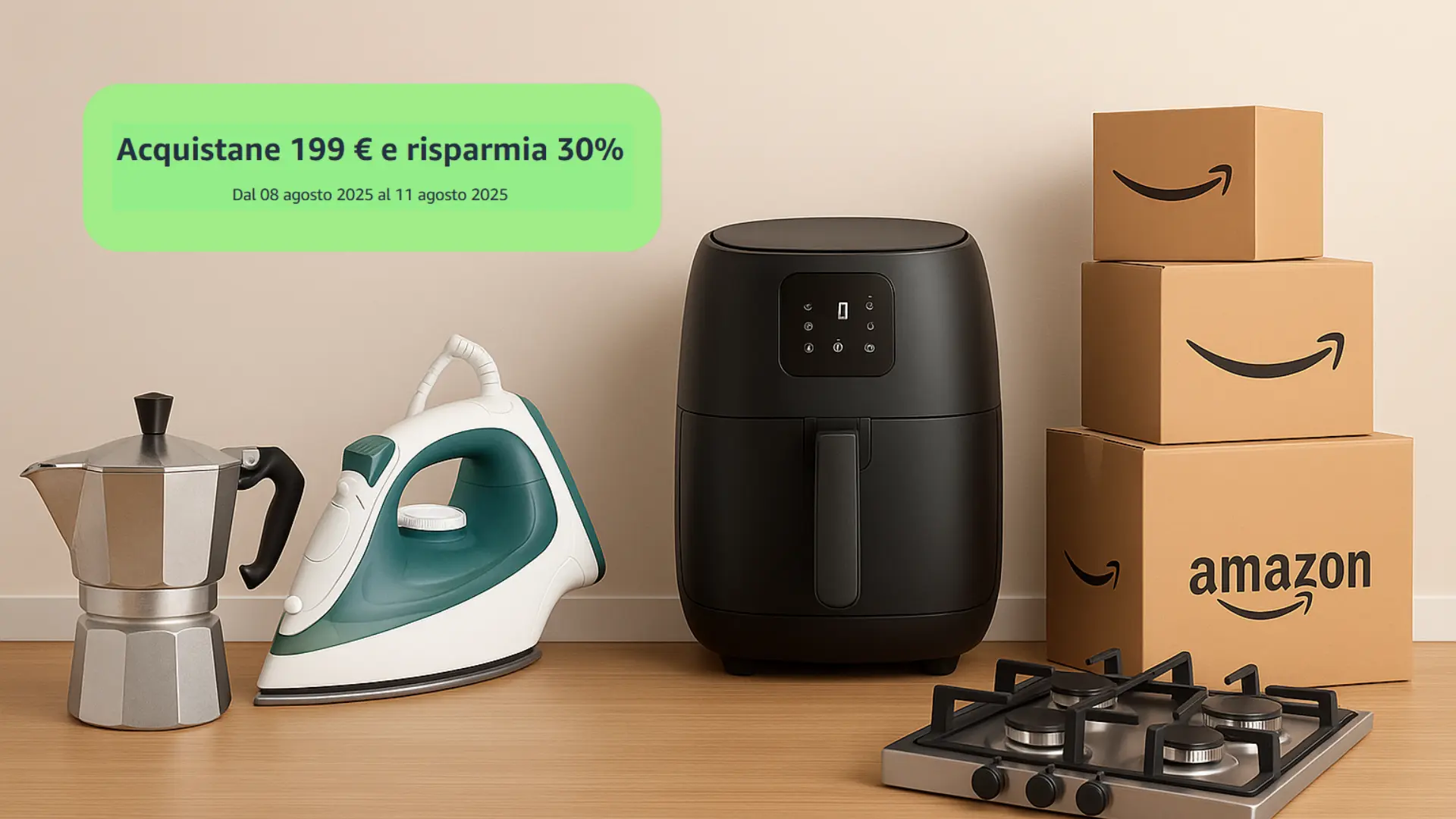 Promo Amazon: 30% di sconto al check-out su prodotti per la casa con spesa minima di 199€