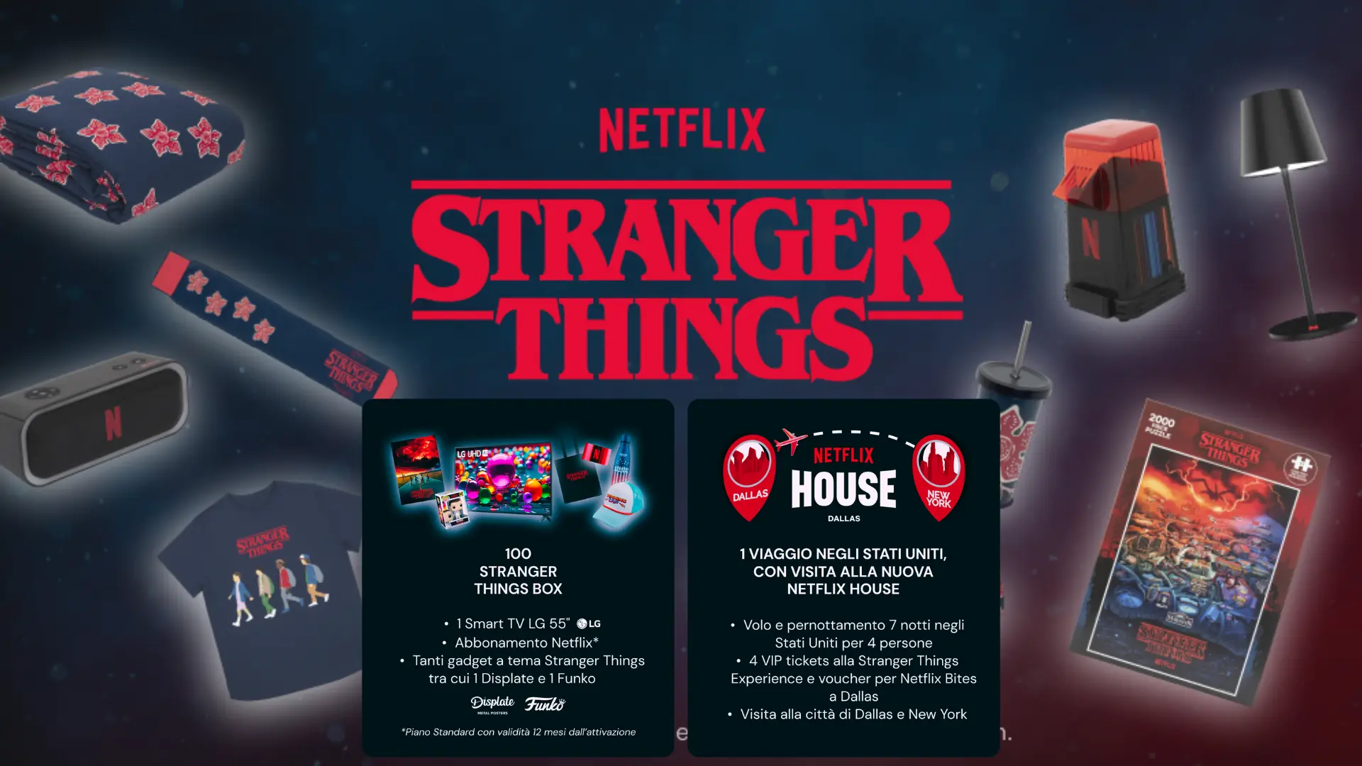 Concorso dal Sottosopra Conad: vinci un viaggio negli USA o una Stranger Things Box 1 Premi del Concorso dal Sottosopra Conad con viaggio negli USA e Box Stranger Things