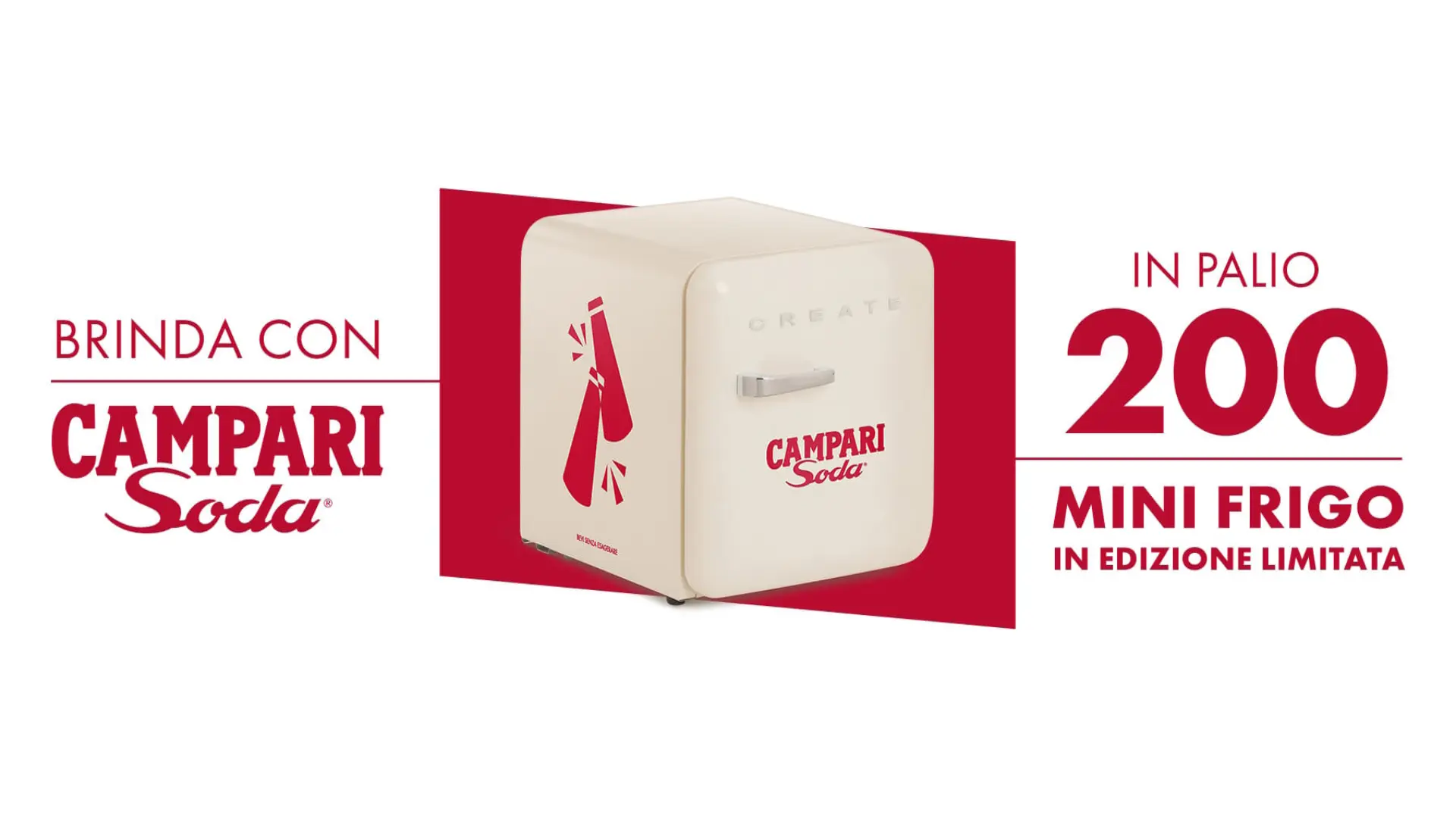 Concorso Campari Soda 2026: vinci 200 mini frigo in edizione limitata partecipando con scontrino acquisto