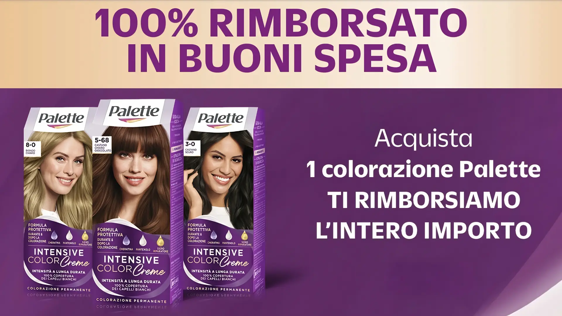 Palette Intensive Color Creme rimborso 100 in buoni spesa promo 2026