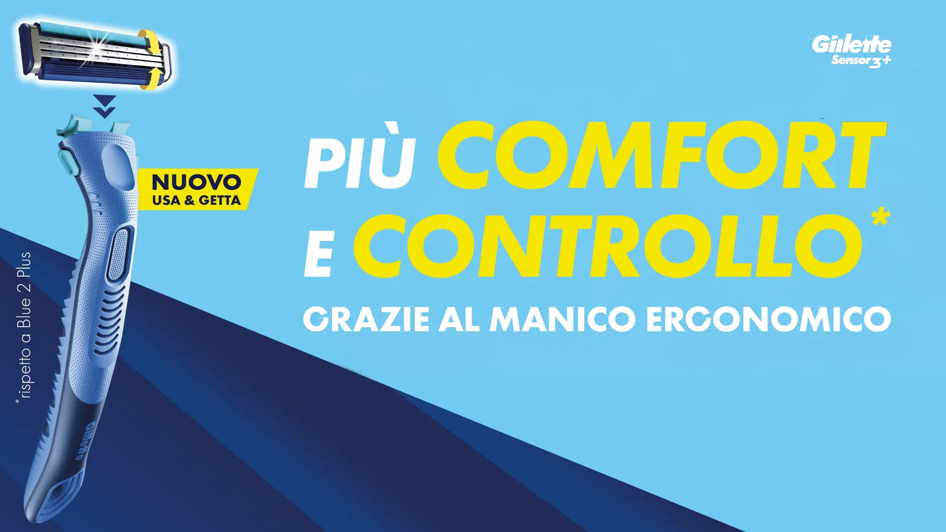 Rasoio Gillette Sensor3 Plus usa e getta cashback 2026 rimborso