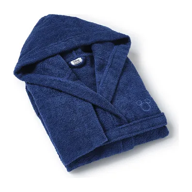 Accappatoio blu con cappuccio taglia L/XL con ricamo Topolino, collezione Disney Home Conad
