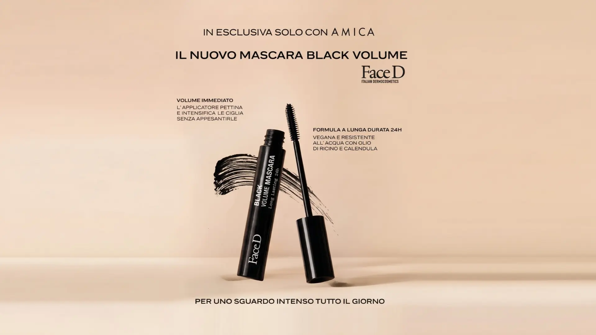 Amica di novembre in edicola: mascara FaceD e oroscopo delle Feste in regalo