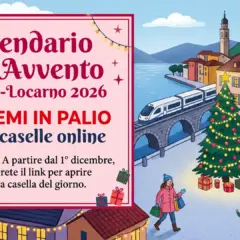 Calendario dell’Avvento Ascona-Locarno 2026: 24 premi in palio con le caselle online