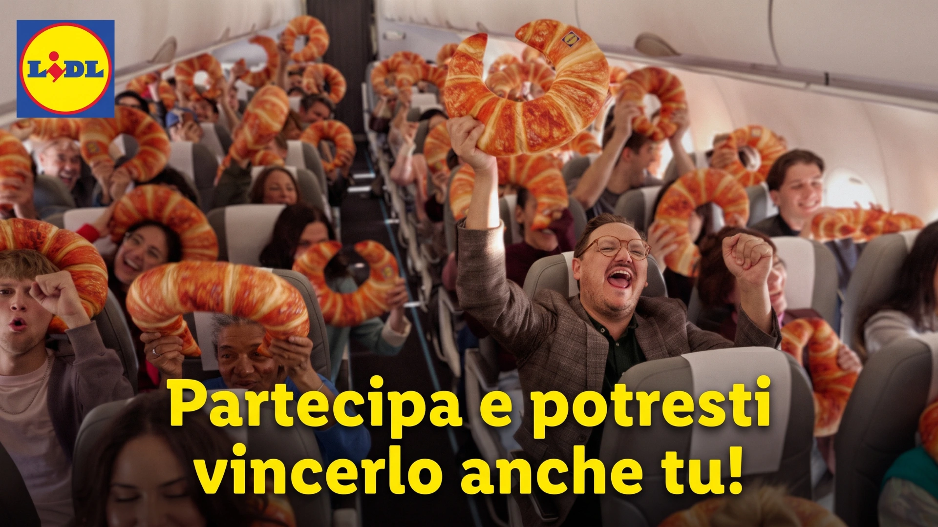 Concorso Lidl: in palio 100 cuscini da viaggio a forma di croissant