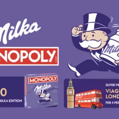 Concorso Milka Monopoly: in palio 1.000 giochi e un viaggio a Londra