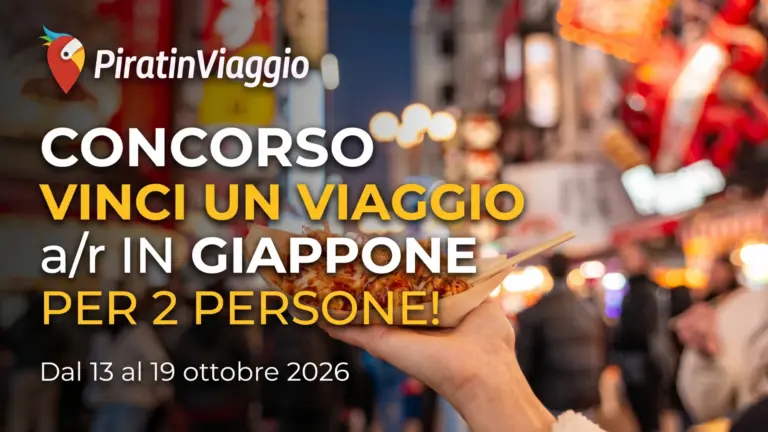 Concorso PiratinViaggio e EVA Air: in palio 2 voli A/R per il Giappone