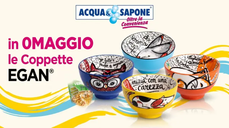Premio certo Acqua & Sapone: coppette Egan in omaggio con 20€ di spesa il 18 e 19 ottobre