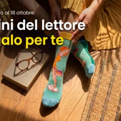 Feltrinelli: i calzini del lettore in regalo con 45 euro di acquisti online