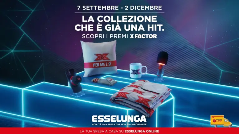 Raccolta punti Esselunga X Factor 2026: premi, bollini digitali e come ritirarli