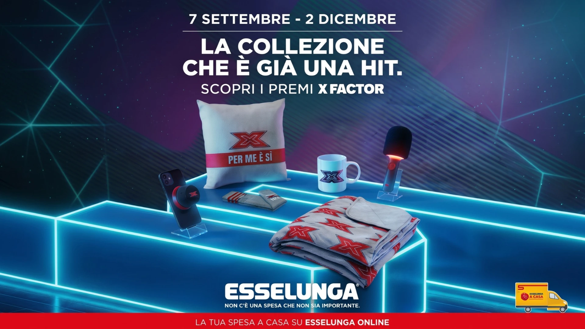 Raccolta punti Esselunga X Factor 2026: premi, bollini digitali e come ritirarli