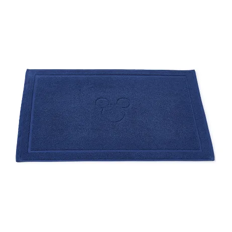 Tappeto bagno blu con sagoma di Topolino della raccolta bollini Conad Disney Home