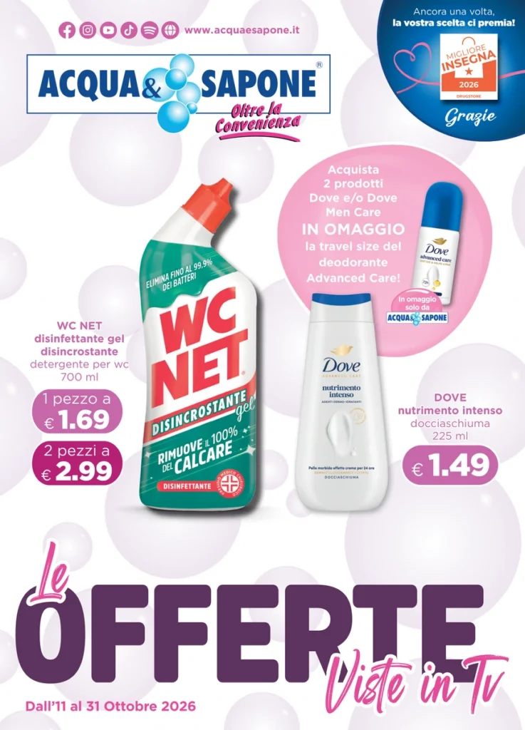 Volantino Acqua & Sapone · Offerte nazionali, pagina 1 di 19