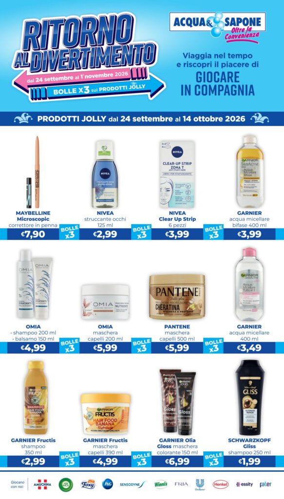 Volantino Acqua & Sapone · Lazio, Lombardia, Campania e altre regioni, pagina 2 di 27