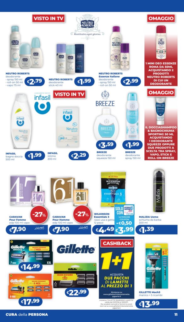 Volantino Acqua & Sapone · Lazio, Lombardia, Campania e altre regioni, pagina 11 di 27