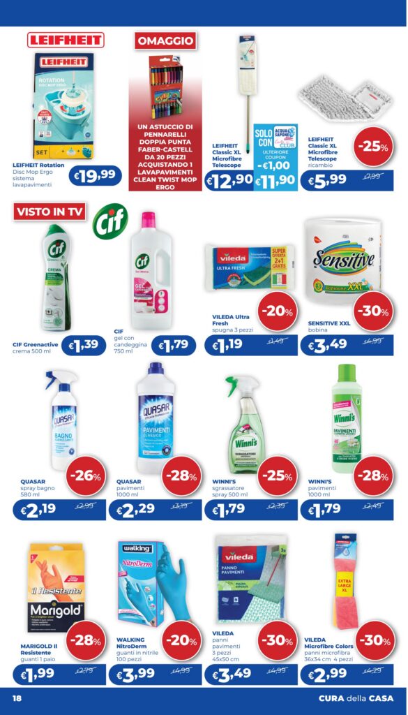 Volantino Acqua & Sapone · Lazio, Lombardia, Campania e altre regioni, pagina 18 di 27