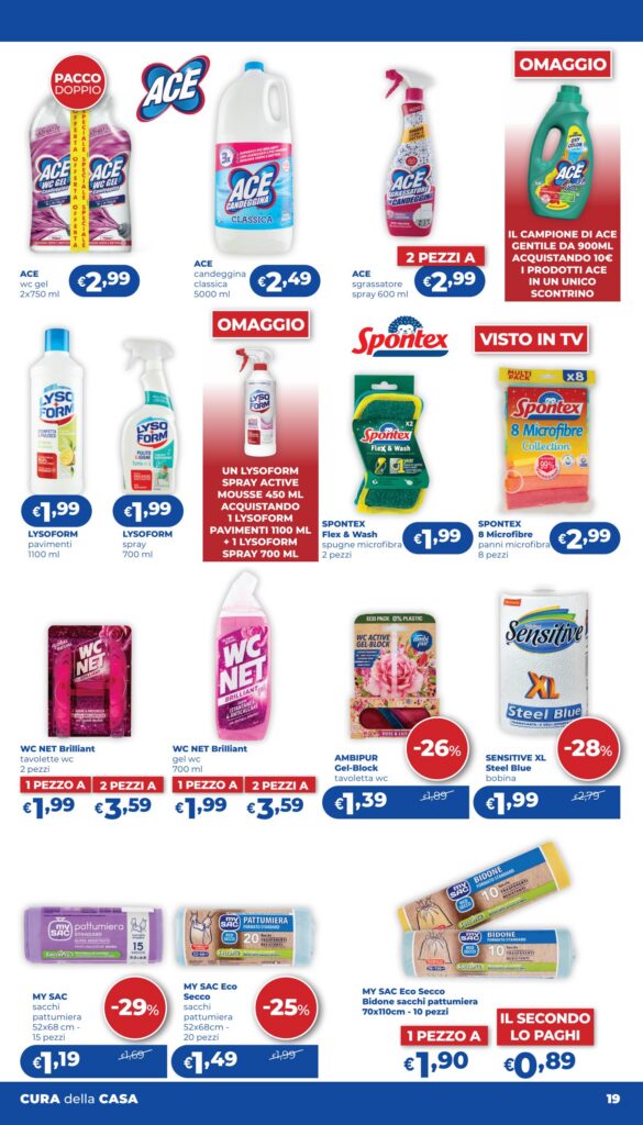 Volantino Acqua & Sapone · Lazio, Lombardia, Campania e altre regioni, pagina 19 di 27