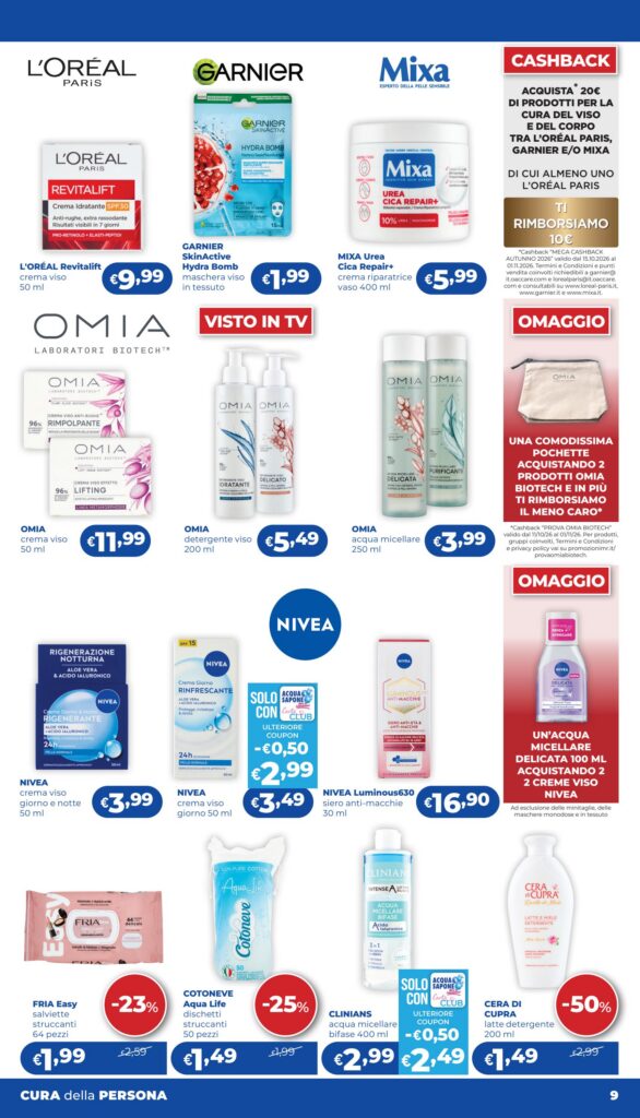 Volantino Acqua & Sapone · Lazio, Lombardia, Campania e altre regioni (anteprima), pagina 9 di 21