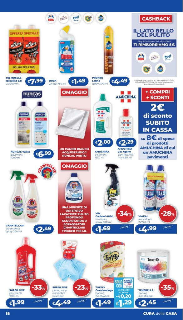 Volantino Acqua & Sapone · Lazio, Lombardia, Campania e altre regioni (anteprima), pagina 18 di 21