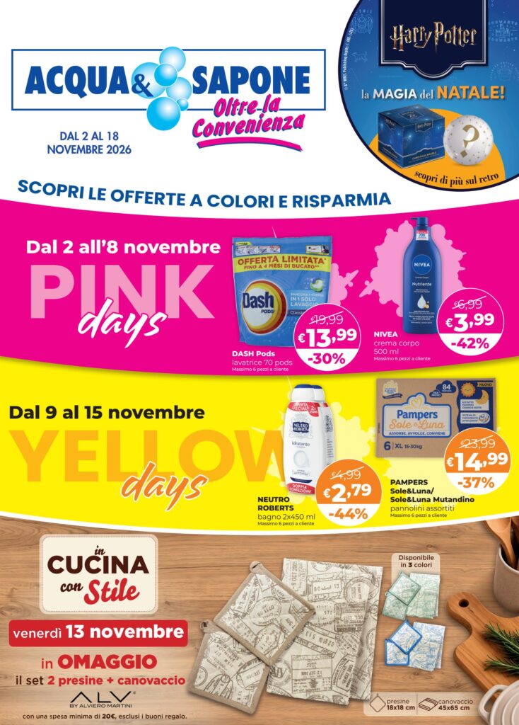 Copertina del volantino Acqua & Sapone