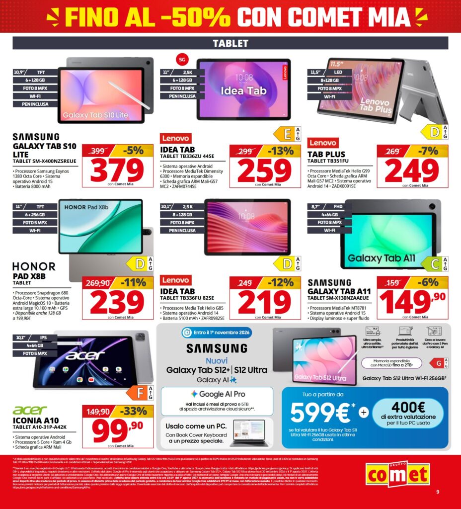 Volantino Comet, pagina 9 di 44