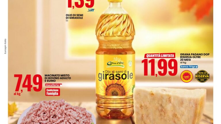 Volantino Eurospin dall’8 ottobre 2026: tutte le offerte